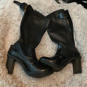 Dr. Martens Ava black boots size uk6, us8